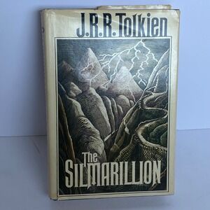 J.R.R. Tolkien The Silmarillion Adult 1977 First American Edition Dust Jacket